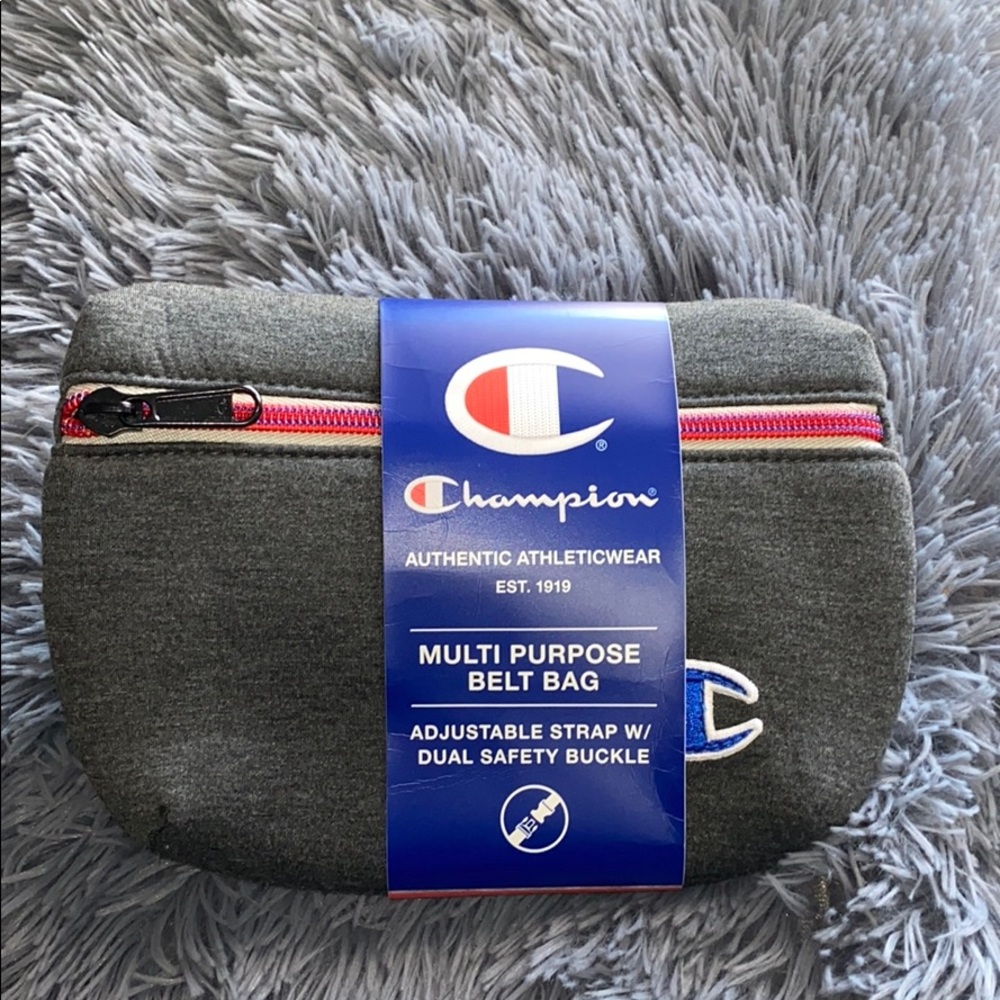 COPY - Champion Multi purpose Belt Bag Black Logo Sport